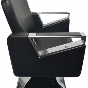 Scaun coafor si frizerie, hidraulic, inaltime reglabila, Negru BR007 - Img 3