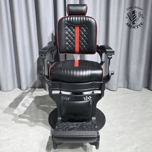 Scaun Frizerie Profesional Ronnie – Confort Premium și Stil Vintage/Modern - Img 7