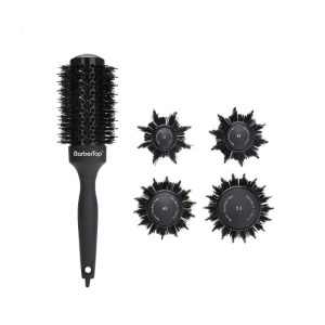 Set 4 perii rotunde profesionale coafor, ceramice, 25/32/45/53mm, cu ac pentru secționare, perii rotunde pentru coafat - Img 3