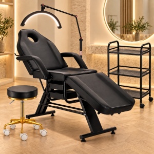 Set Mobilier Salon Beauty 4 Piese – Pat Cosmetic, Ucenic, Lampă LED Gene & Micropigmentare, Taburet - Img 7