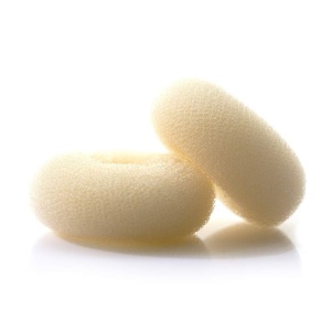 Burete pentru Coc Blond M – Donut pentru Păr, Accesoriu pentru Coc și Volum - Img 3