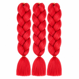 Extensii colorate pentru impletituri · rosu - Img 2