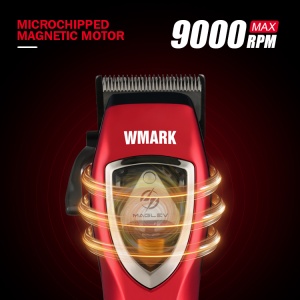 Mașină de tuns profesională WMARK NG-9010 – Motor Maglev, 10.000 RPM, lame DLC & autonomie mare - Img 6