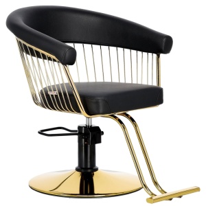 Mobilier Coafor Profesional Negru cu Auriu – Set Complet de Lux cu scaun scafa oglinda - Img 6