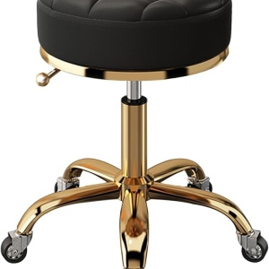 Pachet mobilier salon coafor verde smarald & gold – Set complet 6 piese premium cu scaun, scafa - Img 7