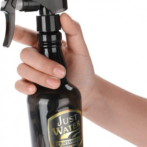 Pulverizator apa frizerie coafor, Gri Inchis, Retro design, pentru salon Barber Shop - Img 3
