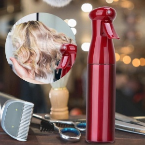 Pulverizator automat coafor mare 300 ml, plastic dur, bordo - Img 5