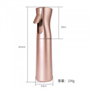 Pulverizator coafor automat pentru frizerie, 300 ml, rose gold. - Img 7