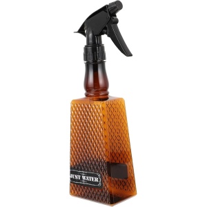 Pulverizator frizerie coafor 500 ml, plastic dur, maro, Just water - Img 1