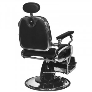 Scaun Barber Shop pentru frizerie, BarberPub, Negru, SSB002 - Img 3