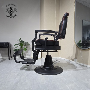 Scaun Frizerie Profesional Ronnie – Confort Premium și Stil Vintage/Modern - Img 4