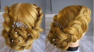 Set cap manechin cu par Blond Auriu, Maya, pentru frizerie coafor - Img 4