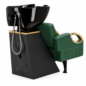 Set complet mobilier coafor Felicia, 9 piese – 2 scaune, 2 oglinzi, scafă, ucenici și taburete - Img 4