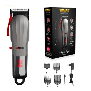 Set frizerie profesional WMARK NG-115 – Mașină de tuns + accesorii complete + produse styling - Img 2