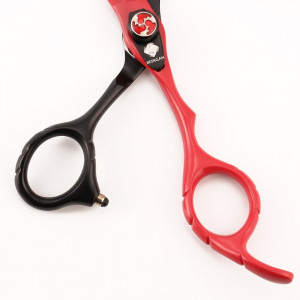 Set kit frizerie coafor foarfeca tuns filat pelerina vopsit piepteni geanta brici metalic NEOO - Img 7