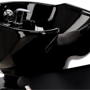 Set mobila salon cu oglinzi LED 2 scaune coafor Scafa frizerie si ucenic cosmetica, Cristine02 - Img 5