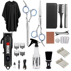 Set Profesional Frizerie & Coafor ZYAN – Mașină de Tuns + Accesorii Complete