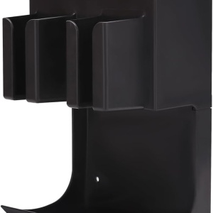 Suport de perete pentru uscator, 2 masini de tuns, organizator frizerie - Img 6