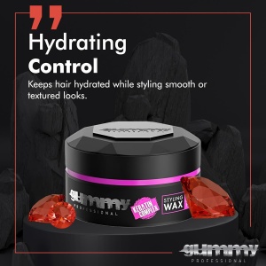 Ceară de păr - Gummy Professional Hair Styling Wax Extra Gloss Hold 150ml – Fixare Extra Puternică, Finish High-Gloss - Img 2