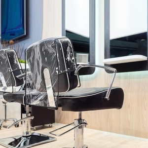 Husa pentru protectie scaun coafor, transparenta - Img 2
