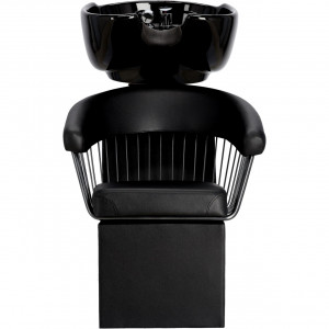 Mobilier coafor 2 scaune frizerie si scafa coafor, Negru, SDB04 - Img 6