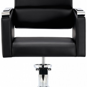 Mobilier salon cu 2 scaune frizerie si scafa coafor, Negru, SDB03 - Img 2