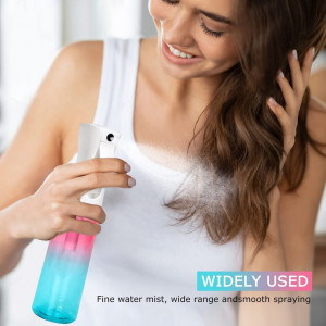 Pulverizator automat pentru frizerie, 300 ml, mov cu turquoise - Img 5