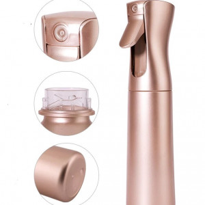 Pulverizator coafor automat pentru frizerie, 300 ml, rose gold. - Img 8