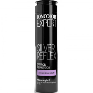 Sampon nuantator Loncolor Expert Silver pentru par blond, grizonat si alb, 250 ml