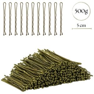 Agrafe de Păr Profesionale Ondulate 500 g, 5 cm, Blonde