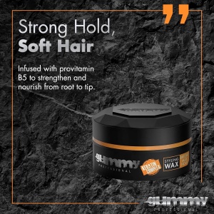 Ceară de păr - Gummy Professional Hair Styling Wax Bright Max Hold 150ml – Fixare Maximă, Strălucire Intensă, Complex cu Keratină - Img 2