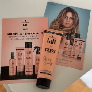 Crema pentru netezirea parului, Taft x Gliss, Sleeky Smooth, 150 ml - Img 2