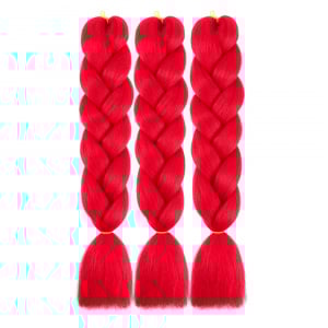 Extensii colorate pentru impletituri · rosu - Img 1