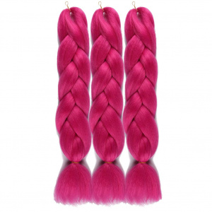 Extensii de par colorate Jumbo roz