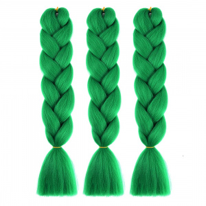 Extensii colorate pentru impletituri · verde - Img 1