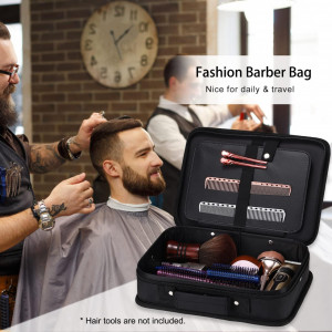 Geanta coafor, Alb cu dungi, RF09, pentru frizerie, barber shop - Img 3