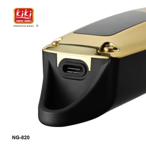 KIKI NEW GAIN NG-820 Gold Specter Pro – Mașină de tuns profesională fără fir - Img 4