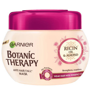 Masca de par Garnier Botanic Therapy Ricin Oil & Almond pentru par cu tendinta de cadere, 300 ml