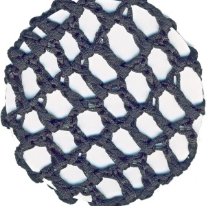 Plasa coc, neagra, pentru gimnastica, balet, dans, cu model - Img 1