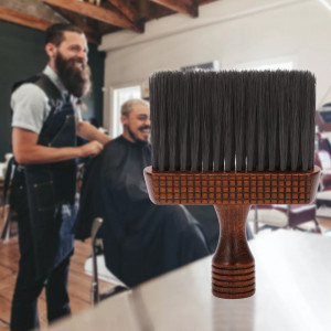 Set accesorii frizerie Mano03 cu pelerina, pamatuf si pulverizator pentru salon barber, scoli coafor - Img 5