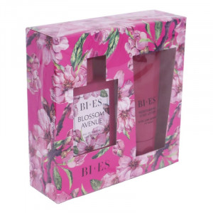 Set Cadou femeie Bi-es Blossom Avenue, Apa de Parfum 100 ml si Lotiune de Corp 150 ml