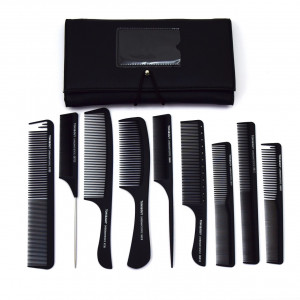 Set manechin coafor Cabelo1 Blond cu 4 perii ceramice si piepteni frizerie coafor - Img 3
