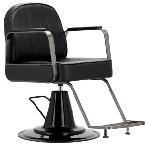 Set Mobilier frizerie cu 3 scaune coafor, scafa, 3 posturi de lucru frizerie, complet dotate - Img 3
