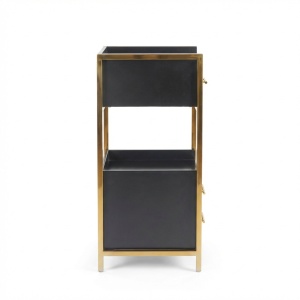 Ucenic Coafură Cosmetică Negru-Auriu | Dulap + Cărucior Salon - Img 3