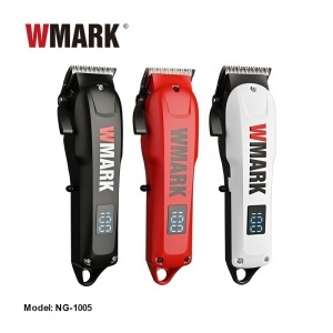 WMARK NG-1005 – Aparat de tuns profesional cu lamă 5CR15, motor puternic și autonomie extinsă, red - Img 3