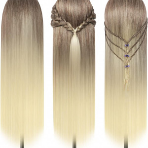 Cap Practica Manechin Salon Frizerie Coafor, Blond Ombre, CPBO - Img 3