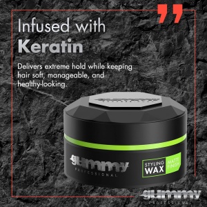 Ceară de păr - Gummy Professional Hair Styling Wax Matte Finish 150ml – Fixare Puternică, Finish Mat, Control Profesional - Img 4