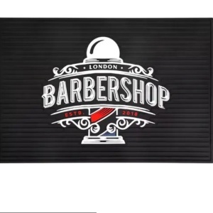 Covoras barbershop, cauciucat, pentru ustensile frizerie, 45x30 cm - Img 7