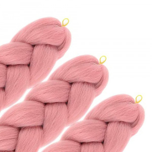 Extensii colorate pentru impletituri · roz pal - Img 2