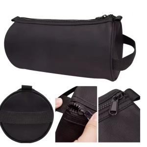 Geanta voiaj tip portfard cosmetic, neagra, 26x13.5 cm